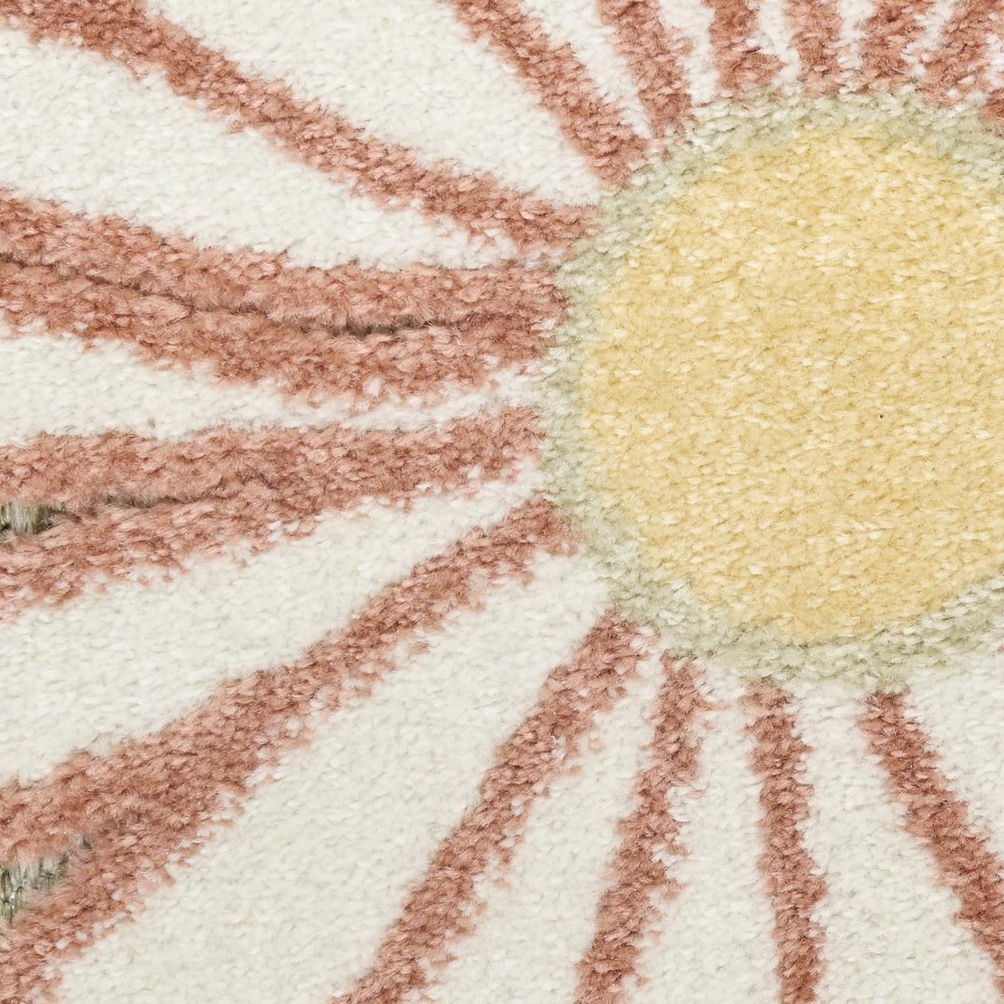 Nourison Aloha Sage Rose 9' x 12' Area Rug - Easy Clean, Non Shedding, Bed Room, Living Room, Dining Room, Kitchen (9' x 12')