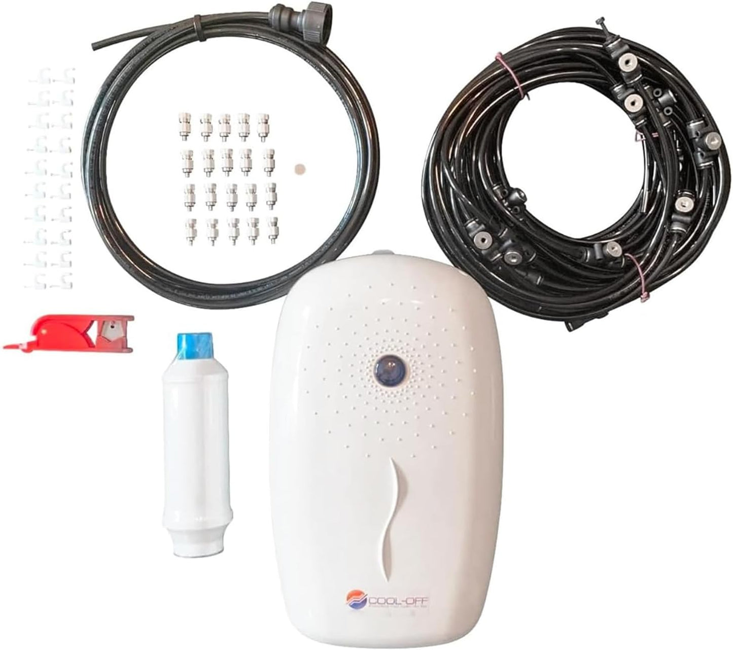 40' Mid Pressure Misting System Kit (Nylon Tubing) (Black)