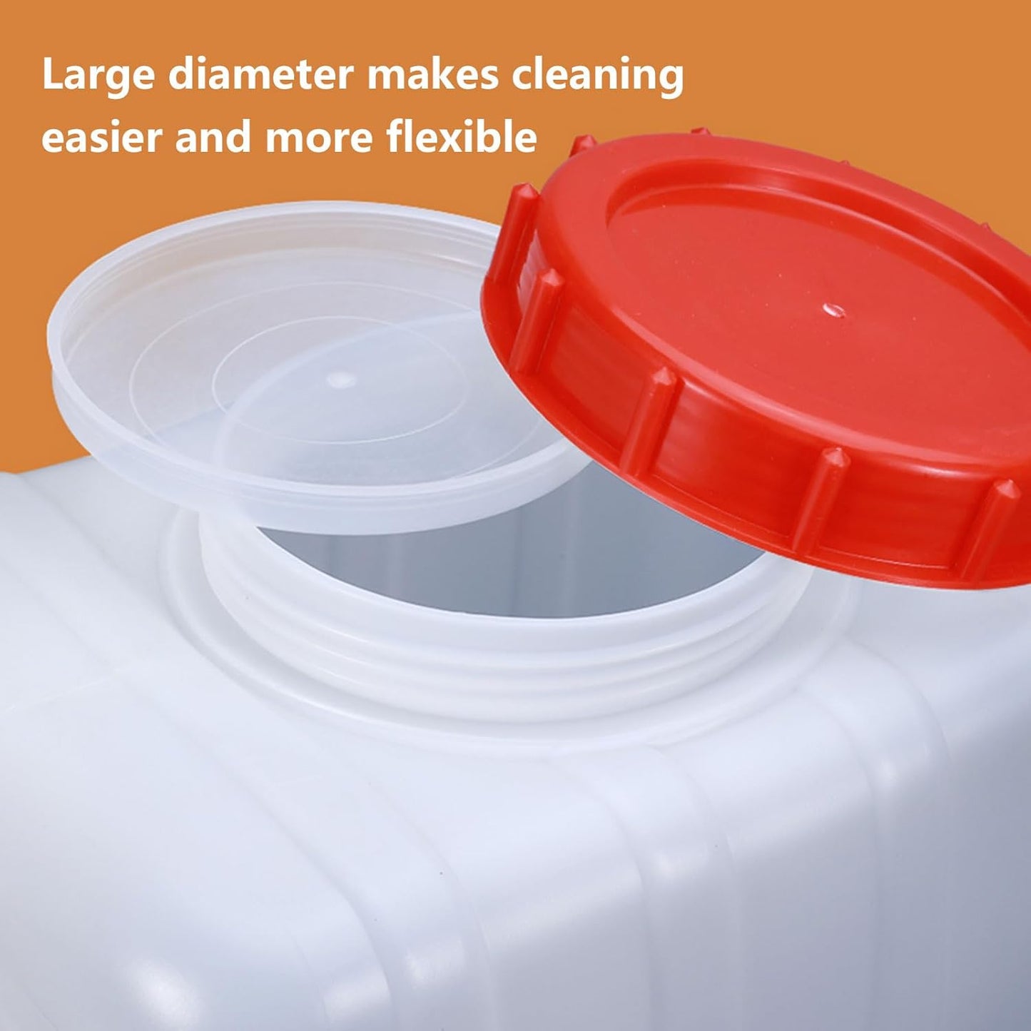 Water Storage Container with Spigot Hose, 52.8 Gallon Portable Water Tank Thick Water Dispenser Carrier Heavy Duty Water Bucket for Hiking Picnic Vehicle Outdoor Emergency(Size:200L/52.8Gal)