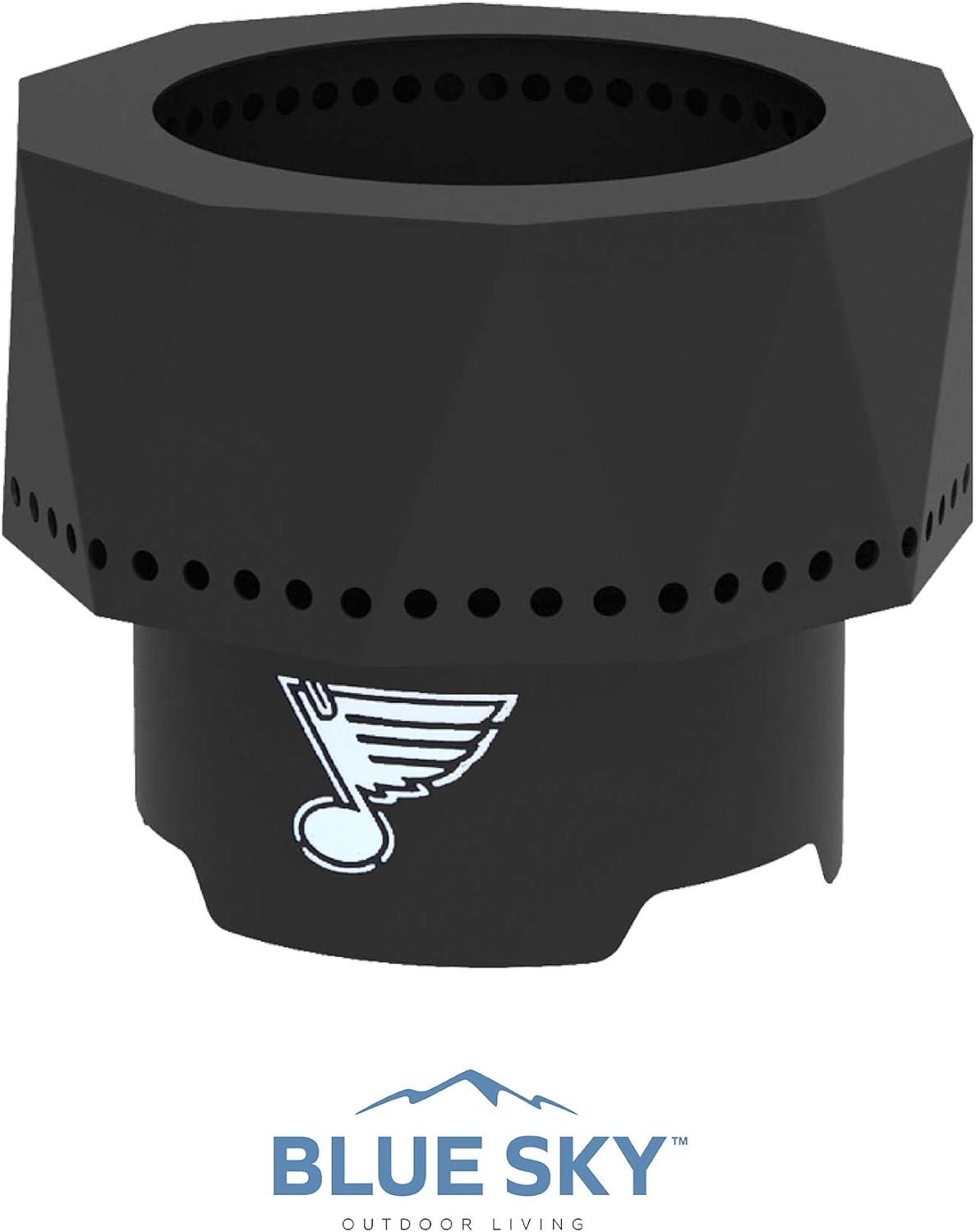 Blue Sky Outdoor Living NHL Philadelphia Flyers Ridge Portable Steel Smokeless Fire Pit with Carrying Bag, Firewood and/or Wood Pellet Burning