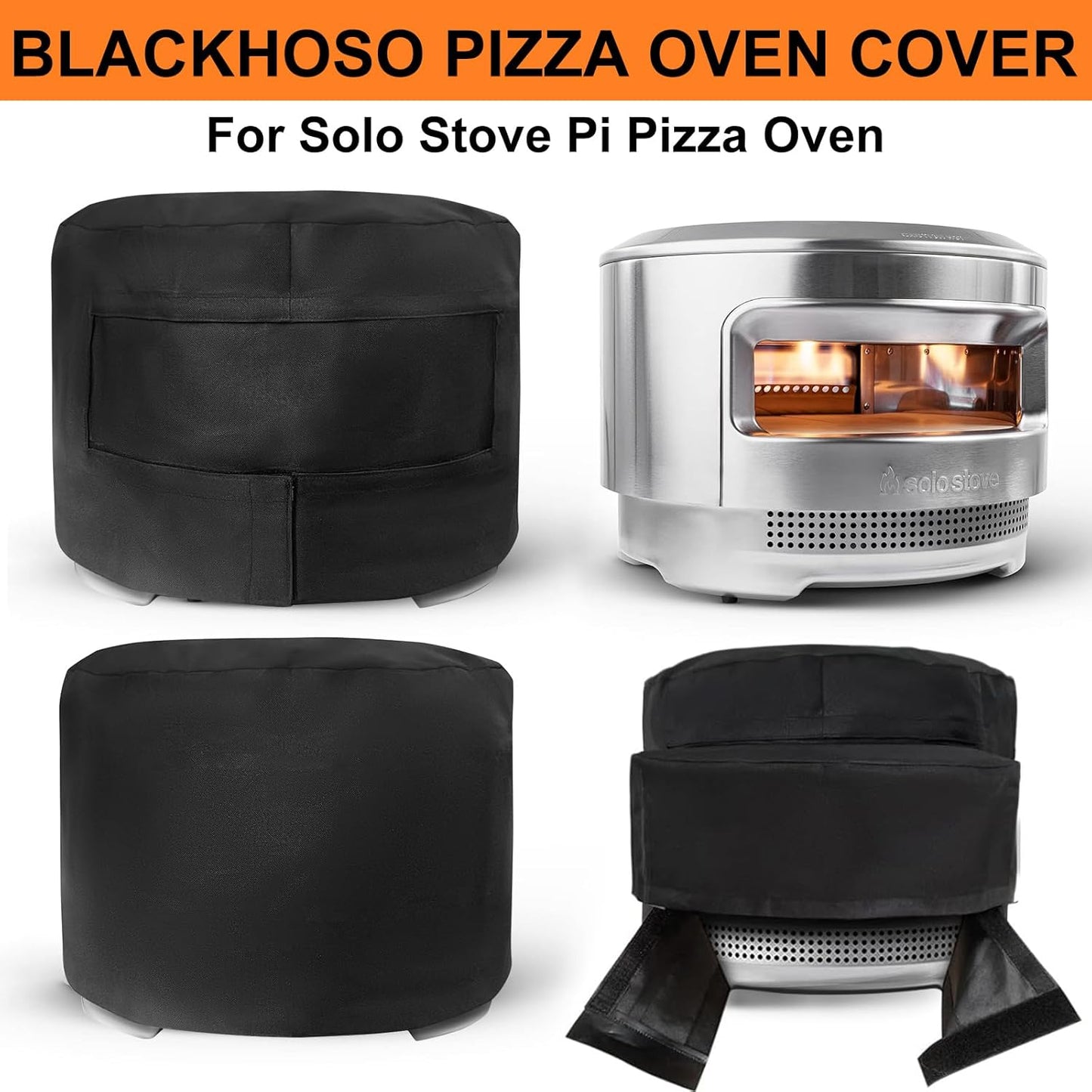 Pizza Oven Cover for Solo Stove Pi Pizza Oven, Solo Stove Pi Shelter, Waterproof Dustproof Pizza Oven Cover, Outdoor Oven Accessory