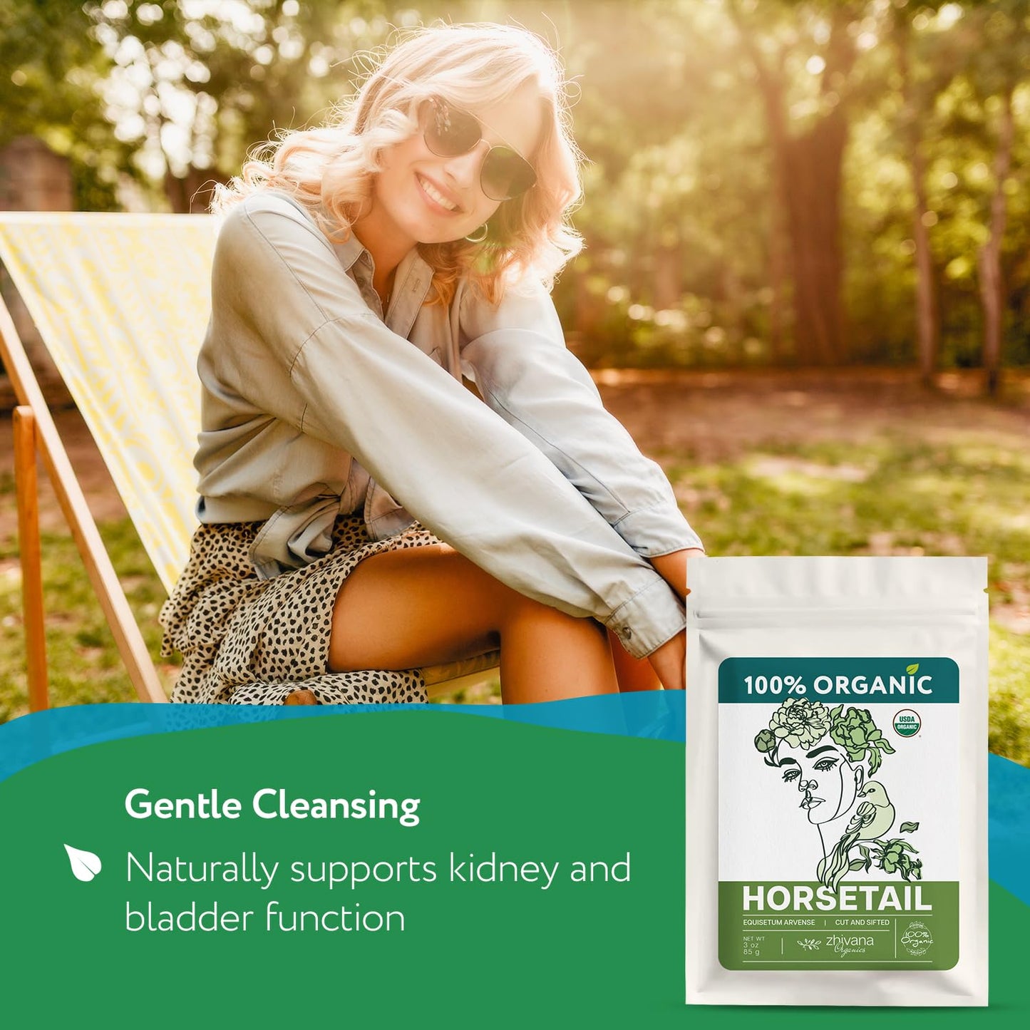 Organic Horsetail (4 oz.) (Equisetum arvense) – Loose Dried Herb – Edible Grade for Tea, Infusions & Herbal Blends - Cola de Caballo Hierba