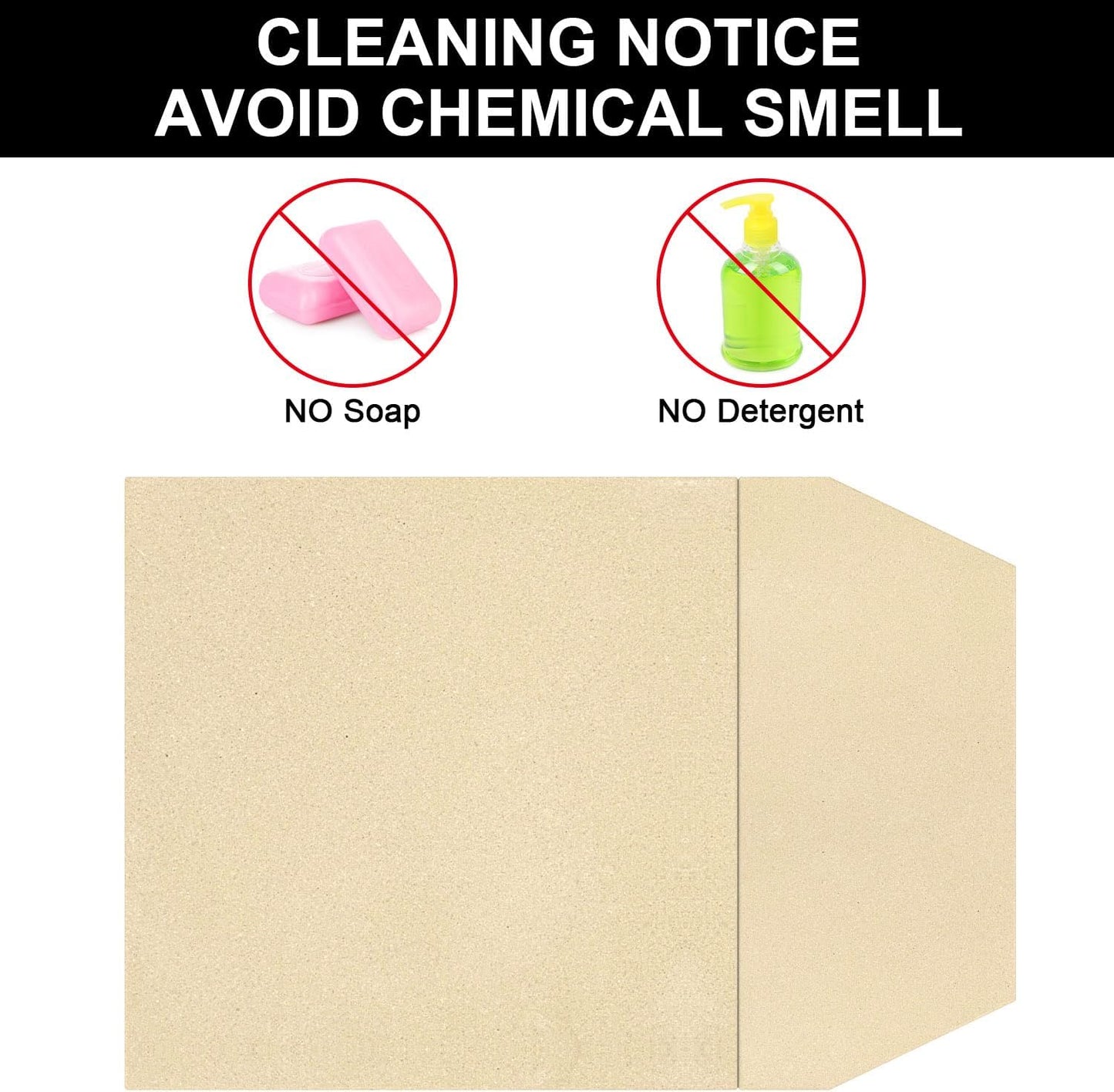 Pizza Stones Replacement Parts for Ooni Karu 16 Multi-Fuel Outdoor Pizza Oven Cordierite Baking Pizza Stones for Ooni Pizza Oven Stones Accessories for Bread, Pies,Pastry &Pizza