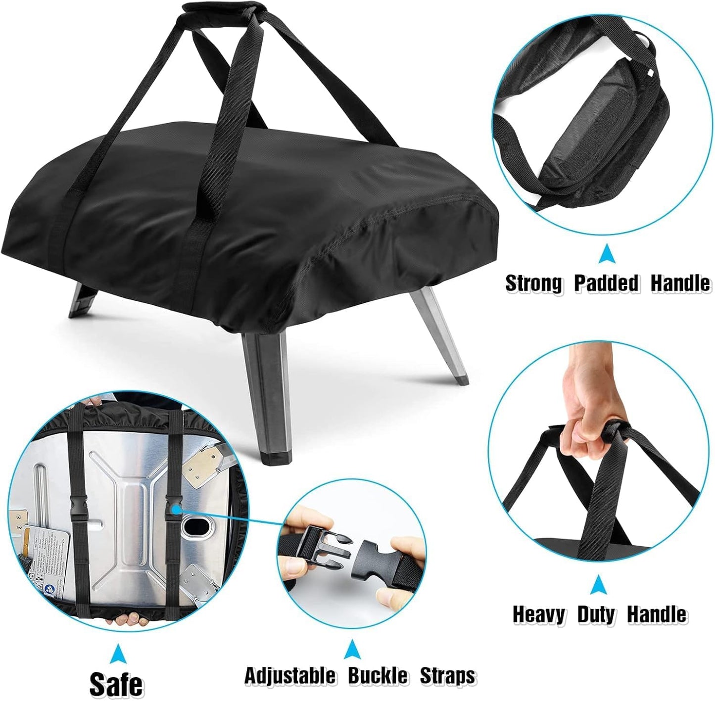 Pizza Oven Cover for Blackstone (Leggero) 2238 2379 5967,TwoPone Waterproof Pizza Oven Accessories Carry Cover for Outdoor