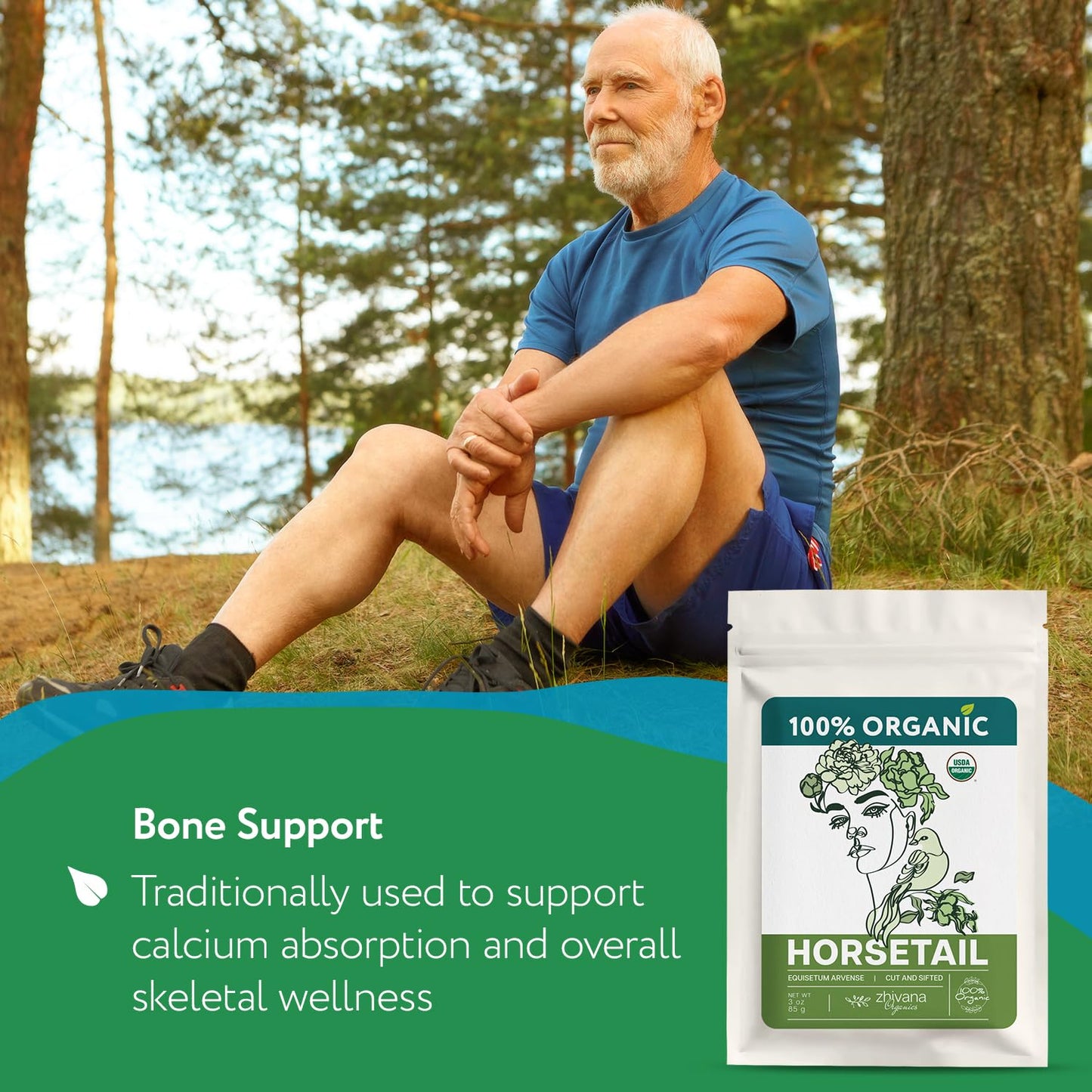 Super Value Pack 5 LB - Organic Horsetail (Equisetum arvense) – Loose Dried Herb – Edible Grade for Tea, Infusions & Herbal Blends