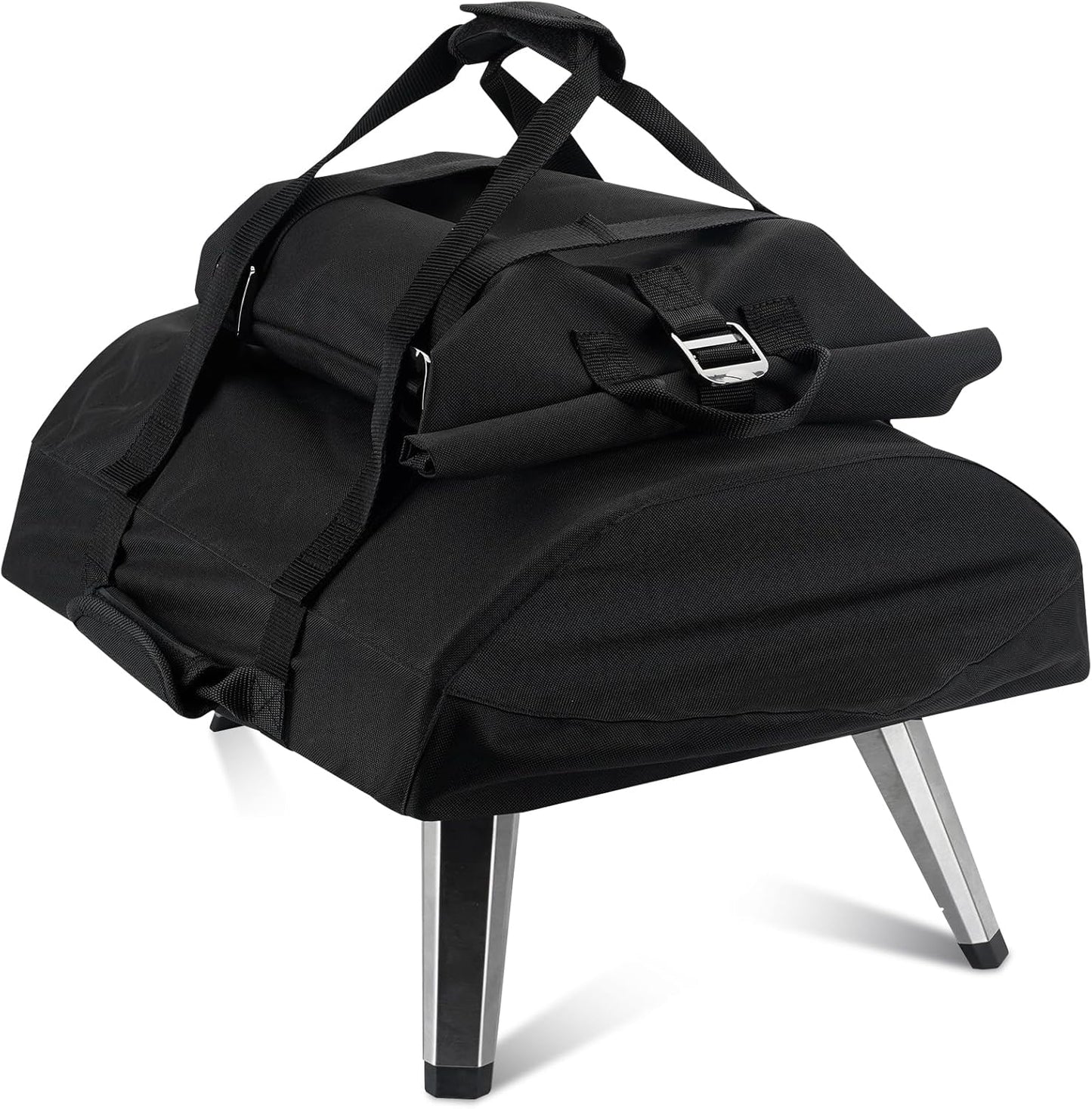 Onlyfire Pizza Oven Protective Carry Cover for Ooni Fyra 12, Heavy Duty Waterproof Weather Resistant Dust-Proof, Black