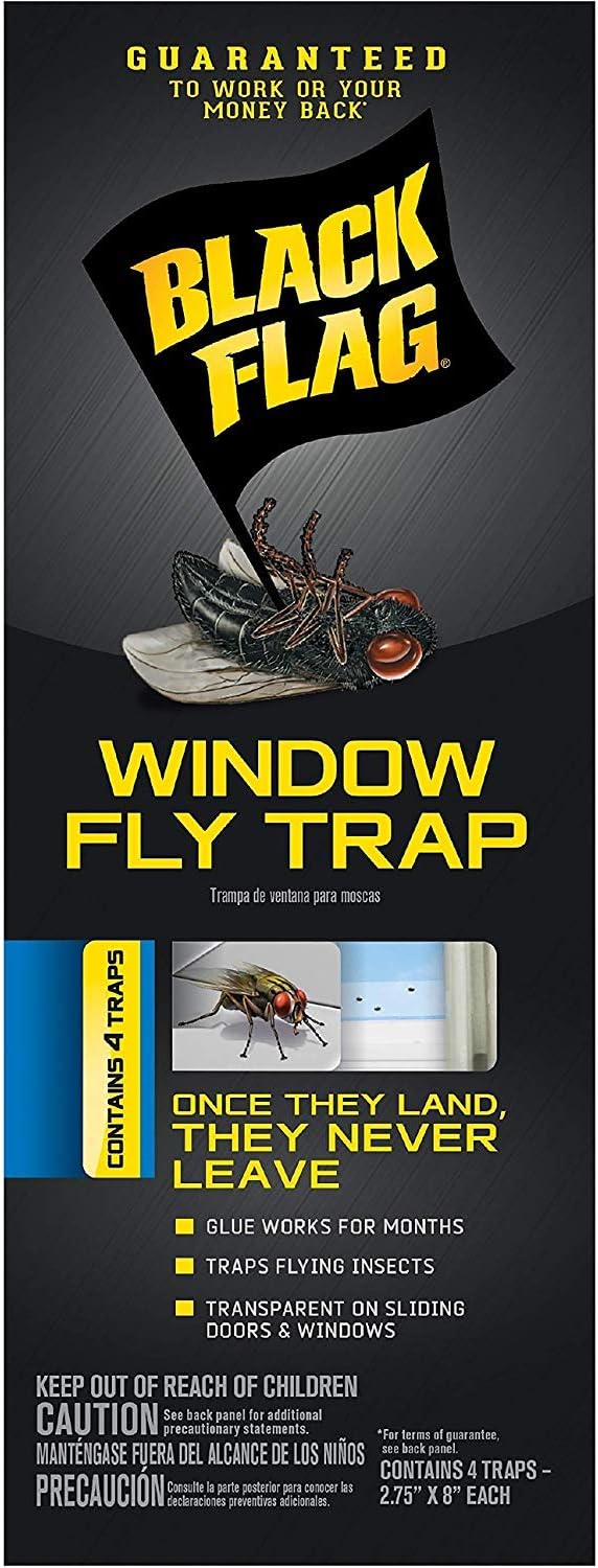 Black Flag Window Fly Trap(2Pack)