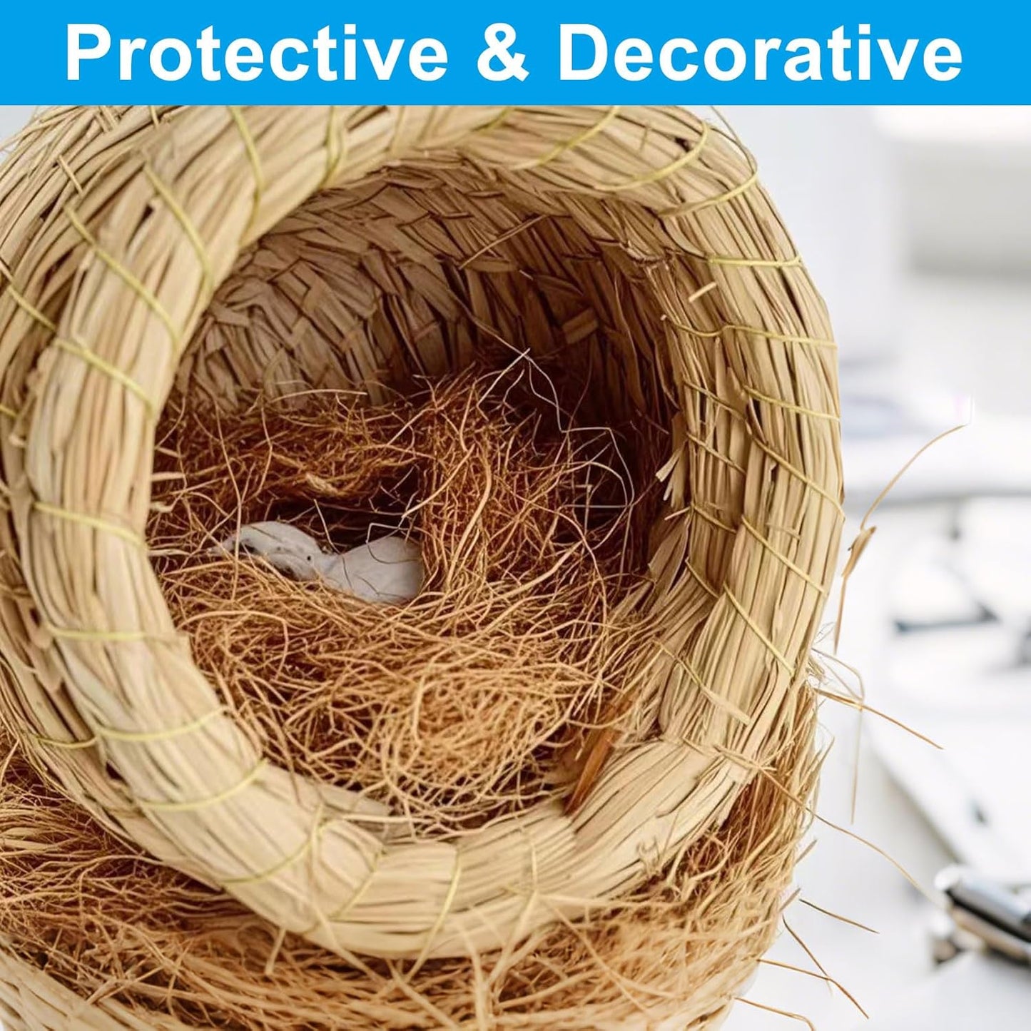 1 Pack Coconut Husk Fiber, 0.22 pounds Natural Coconut Shell Fiber Silk for Pot Plants, Orchids