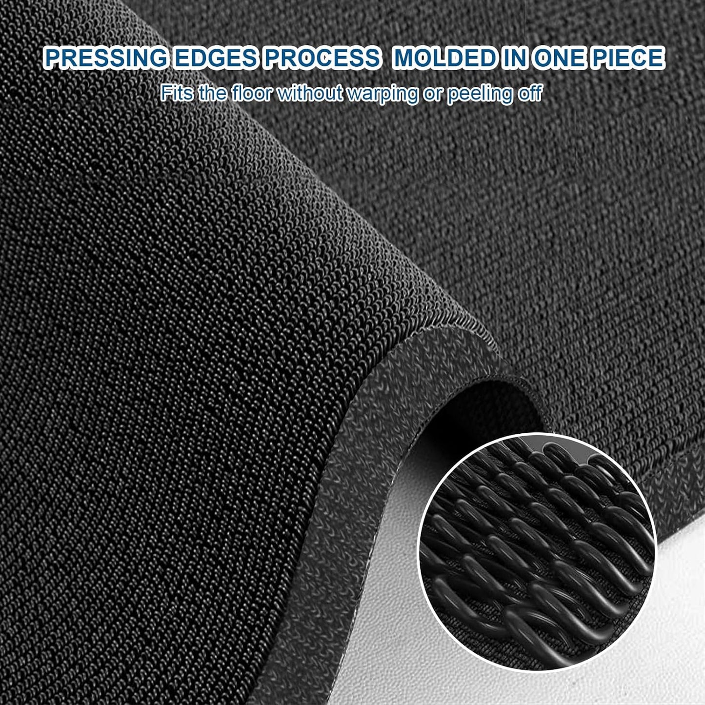 Custom Commercial Grade Area Rug Floor Entryway Door Mat Welcome Carpet for Business Home Indoor/Outdoor Runner Non Slip Washable Durable